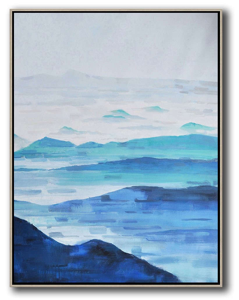 Vertical Abstract Landscape Art #LX22B